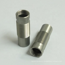 Customized quality precision aluminum brass outer internal threaded conduit bushing